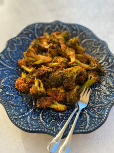 Oven Roasted Tandoori Broccoli